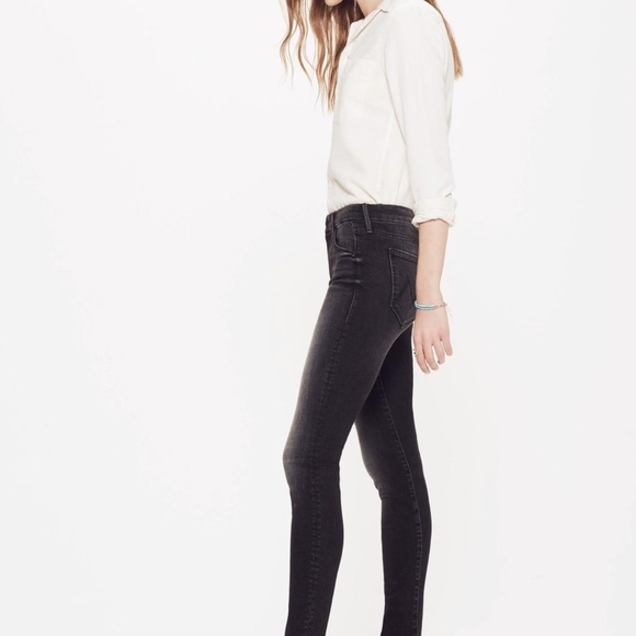 Mother The Looker in Night Hawk Stretch Skinny Jeans 25 - Picture 2 of 7